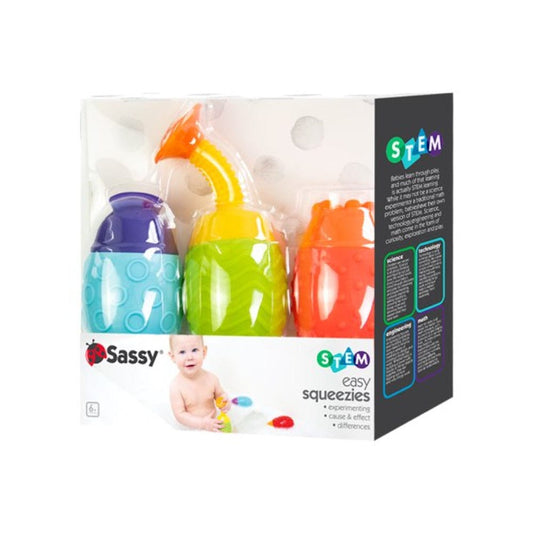 Sassy Bath Toys Easy Squeezies