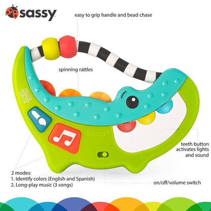 Sassy Infant Sensory Toys Default Rock-A-Dile Musical Toy