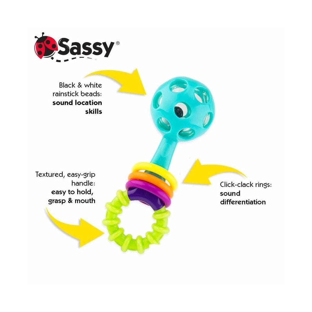 Sassy Rattles & Teethers Peek-a-Boo Beads Rattle