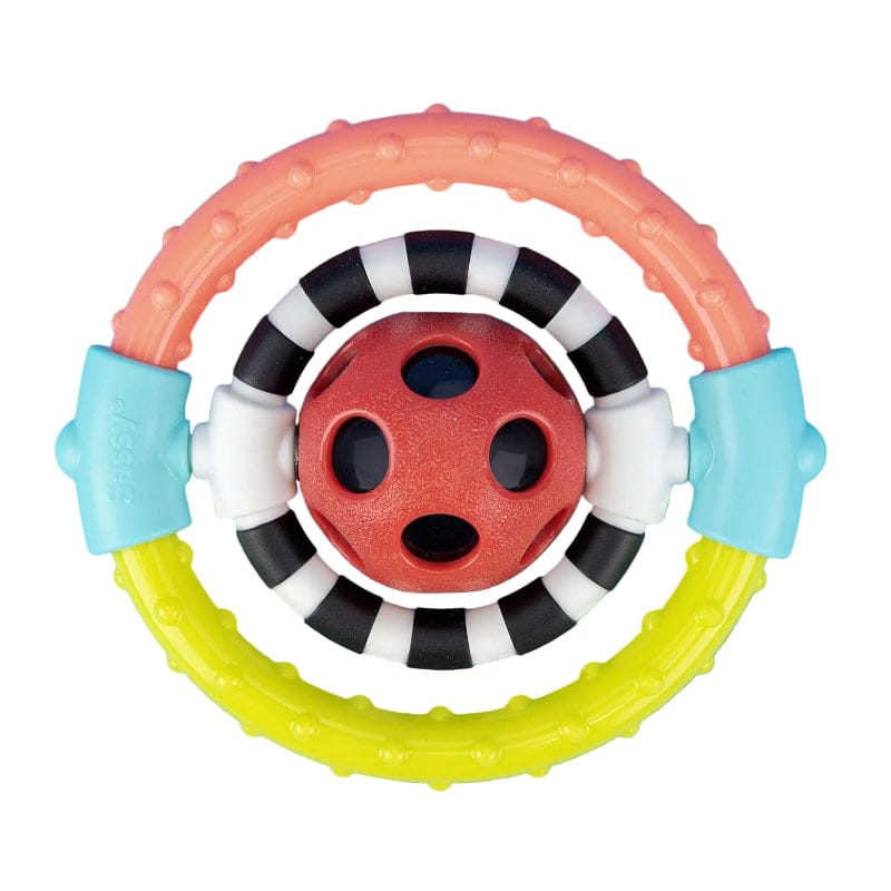 Sassy Rattles & Teethers Spin & Chew Flex Ring Rattle