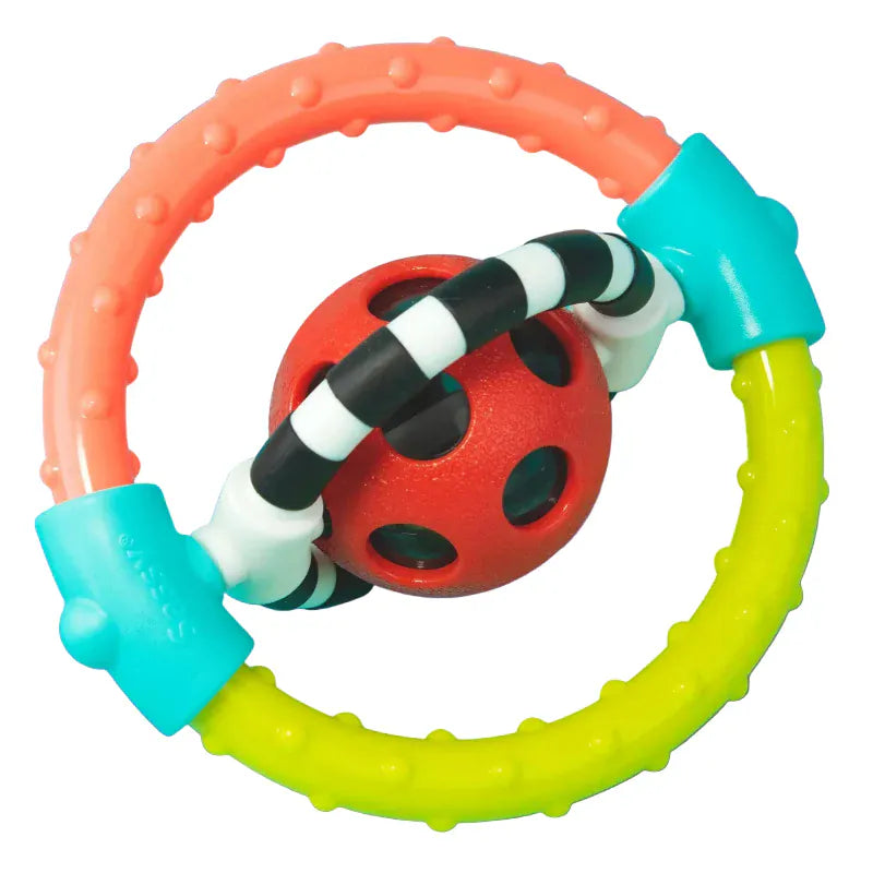 Sassy Rattles & Teethers Spin & Chew Flex Ring Rattle