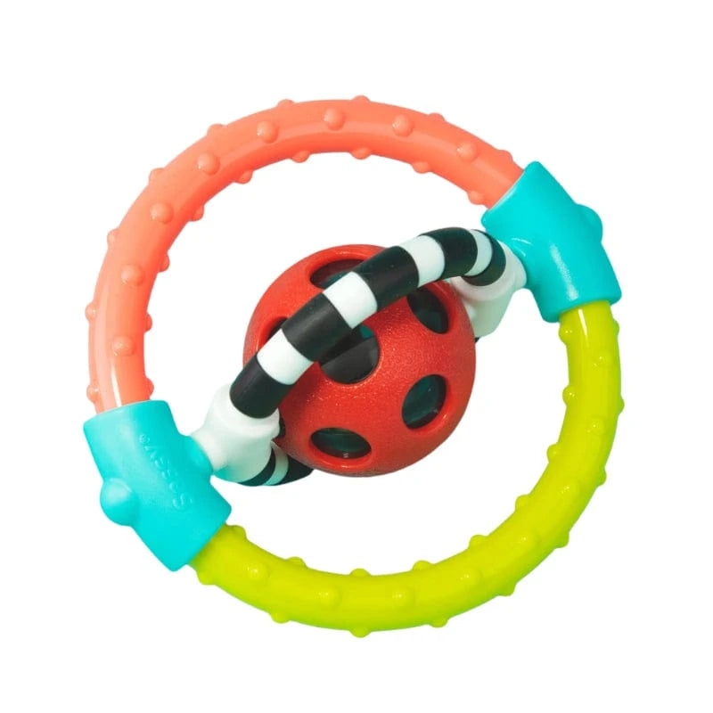 Sassy Rattles & Teethers Spin & Chew Ring Teether Rattle