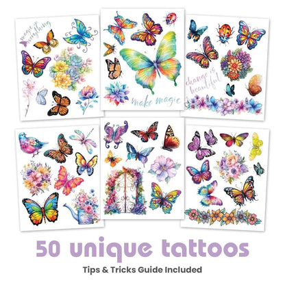 Savvi Temporary Tattoos Default Butterfly Magic Tattoos