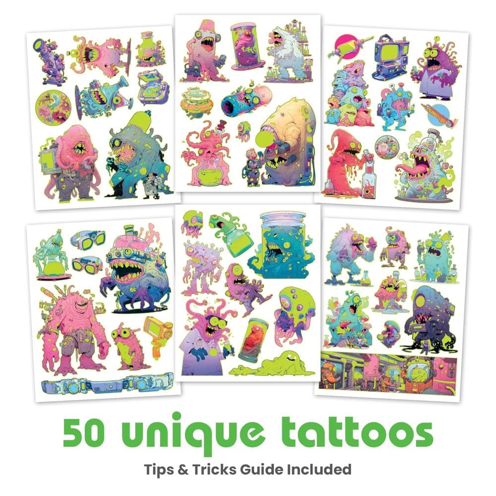 Savvi Temporary Tattoos Default Mad Creature Lab Glow Tattoos