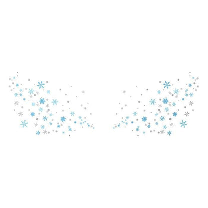 Savvi Temporary Tattoos Snowflake Metallic Freckle Face Tattoos