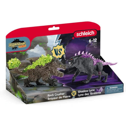 Schleich Miniature Monsters Default 70827 Shadow Lynx vs Rock Crusher