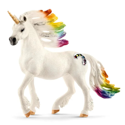Schleich Miniature Mythical Horses 70523 Rainbow Unicorn Stallion