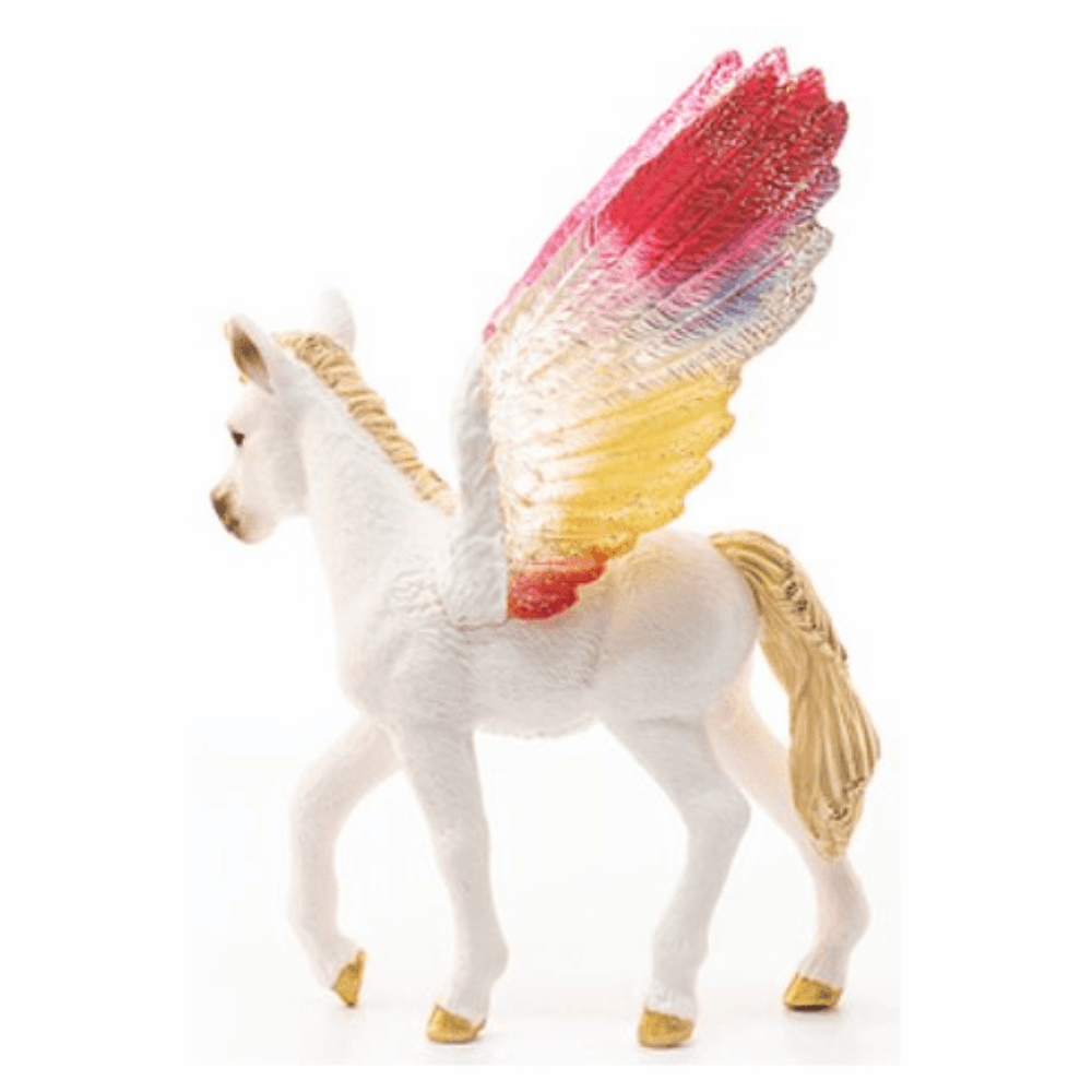 Schleich Miniature Mythical Horses 70577 Winged Rainbow Unicorn Foal