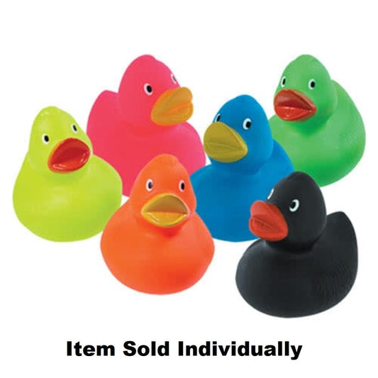 Schylling Bath Toys Rubber Duckies Multi Colors (Assorted Styles)
