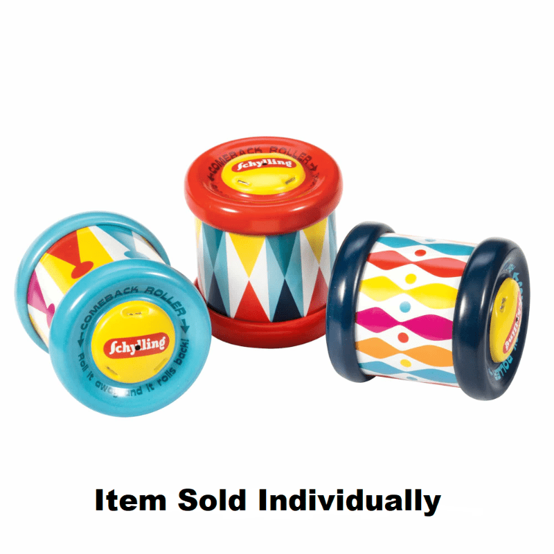 Schylling Educational Play Come Back Roller Wheel (Assorted Styles)