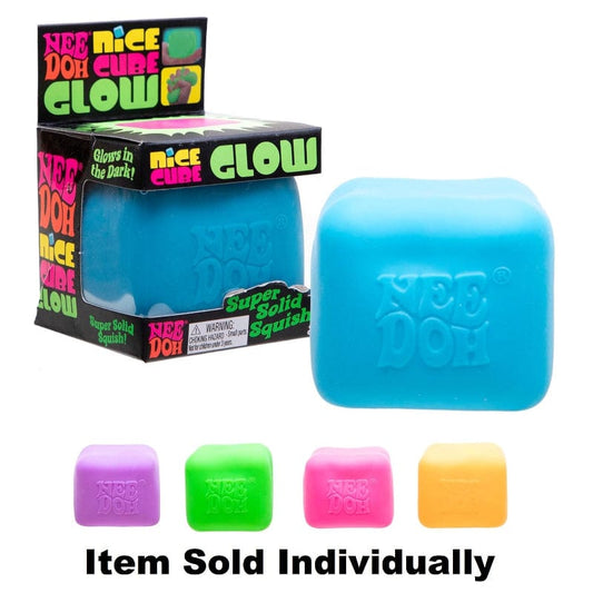 Schylling Fidget Toys Default NeeDoh - Nice Cube Glow (Assorted Colors)