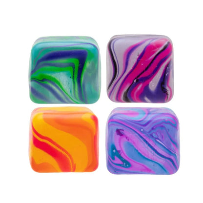 Schylling Fidget Toys Default NeeDoh - Nice Cube Swirl (Assorted Colors)