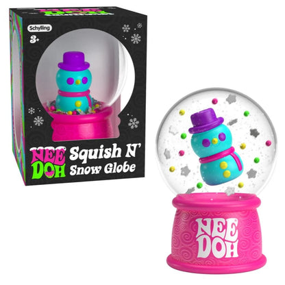 Schylling Fidget Toys Default NeeDoh - Squish n' Glow Snow Globe (Assorted Styles)