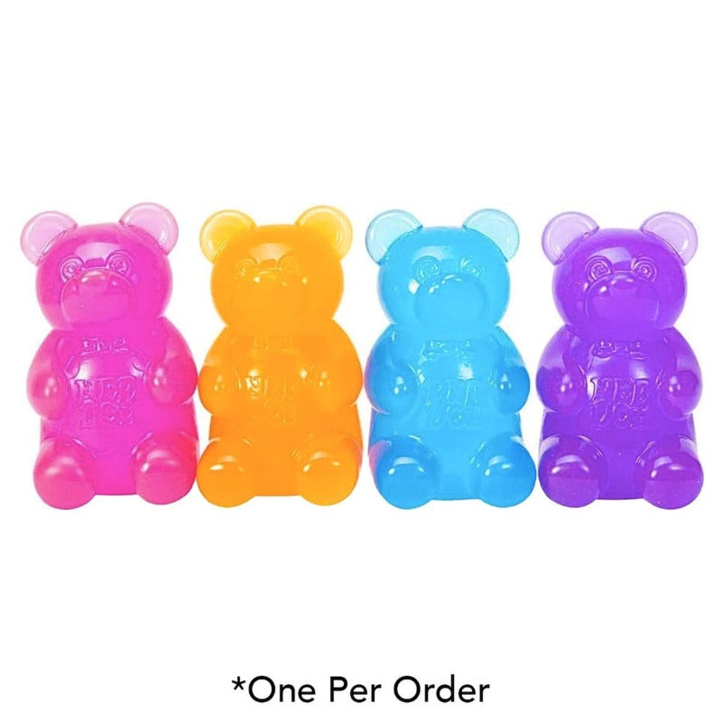 Schylling Fidget Toys Nee Doh - Gummy Bear (Assorted Colors)