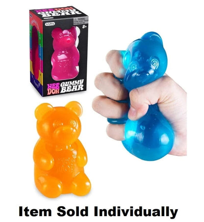 Schylling Fidget Toys Nee Doh - Gummy Bear (Assorted Colors)