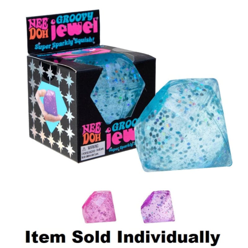 Schylling Fidget Toys NeeDoh - Groovy Jewel (Assorted Colors)