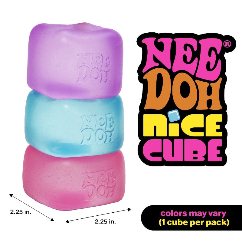 Schylling Fidget Toys NeeDoh - Nice Cube (Assorted Colors)