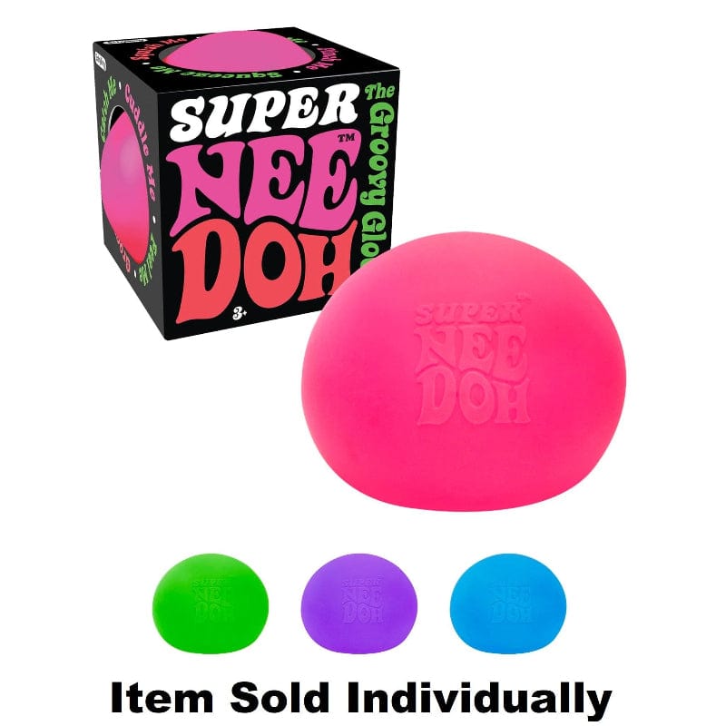 Schylling Fidget Toys NeeDoh - Super Groovy Glob (Assorted Colors)