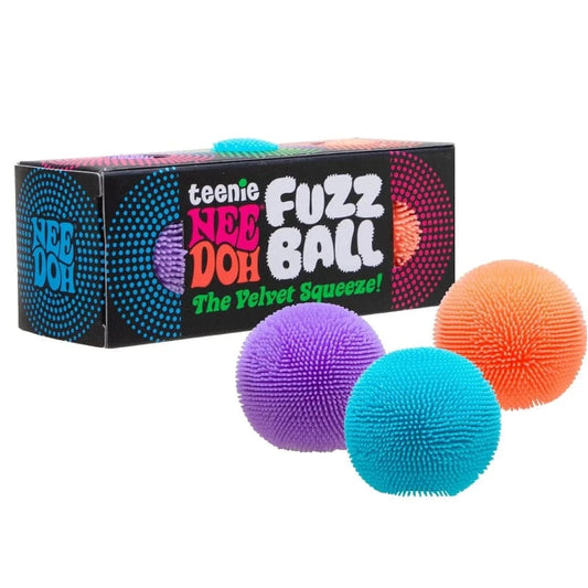 Schylling Fidget Toys NeeDoh - Teenie Fuzz Ball (Assorted Colors)