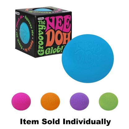 Schylling Fidget Toys NeeDoh - The Groovy Glob (Assorted Colors)