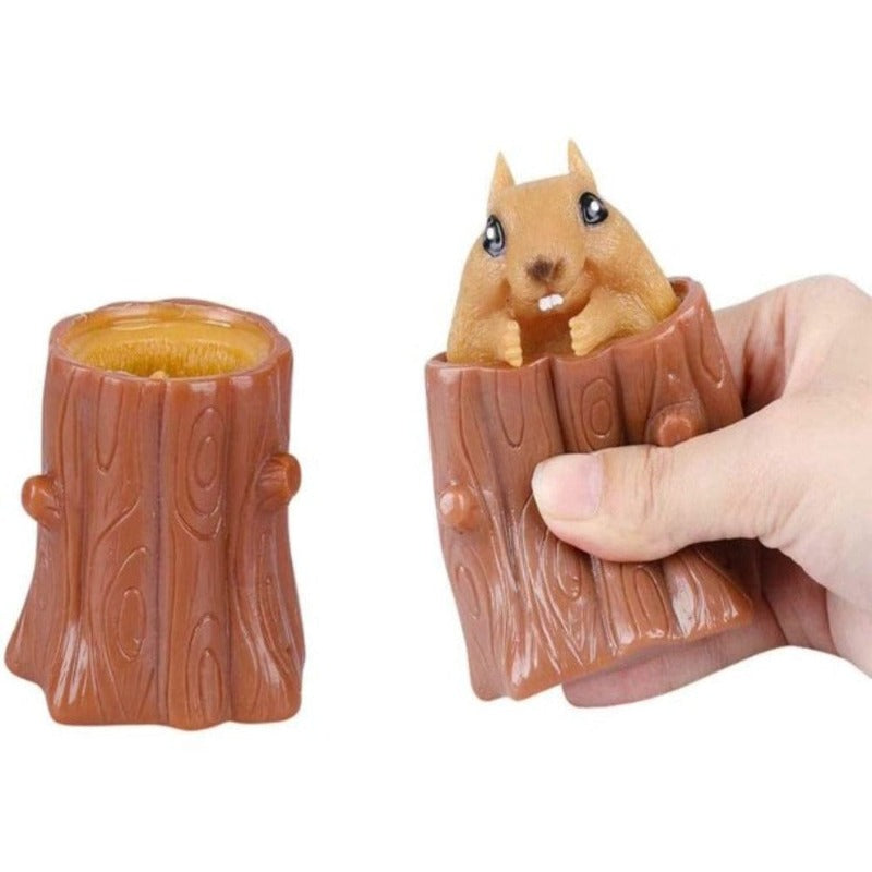 Schylling Fidget Toys Nutty Squirrel Popper