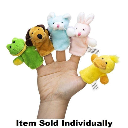 Schylling Finger Puppets Default Animal Finger Puppets (Assorted Styles)