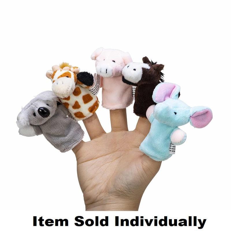 Schylling Finger Puppets Default Animal Finger Puppets (Assorted Styles)