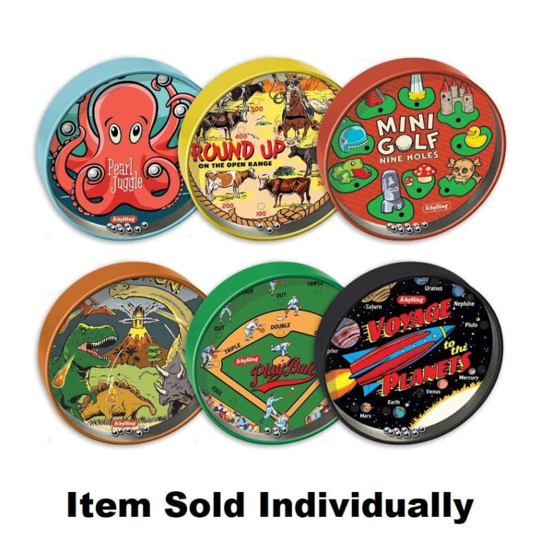 Schylling Gift Tin Ball Bearing Puzzle (Assorted Styles)