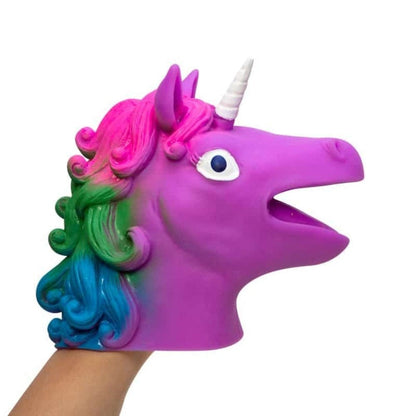 Schylling Hand Puppets Unicorn Hand Puppet (Assorted Colors)