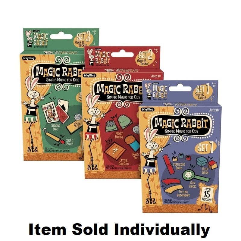Schylling Magic Toys Magic Rabbit - Simple Magic Tricks (Assorted Styles)
