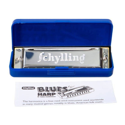 Schylling Music Blues Harmonica in Case