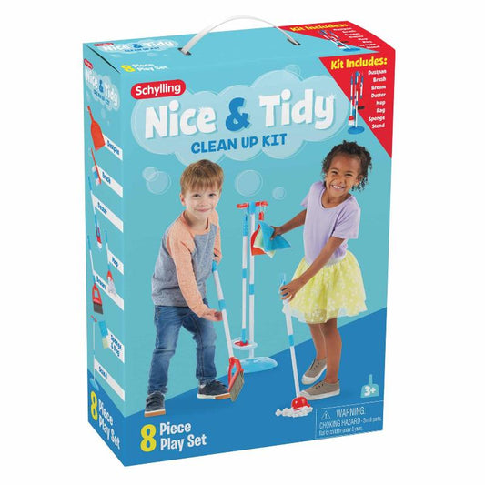 Schylling Pretend Play Default Nice & Tidy Clean Up Kit