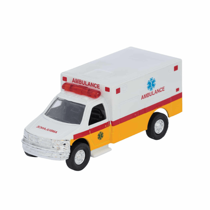 Schylling Pullback Vehicles Die Cast Ambulance & Fire Rescue Pullback (Assorted)