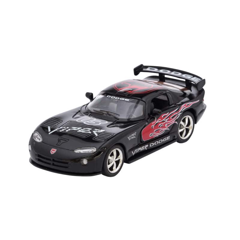 Schylling Pullback Vehicles Die Cast Dodge Viper Pullback (Assorted Styles)