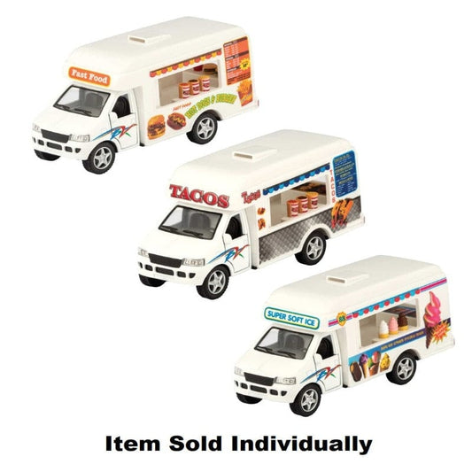 Schylling Pullback Vehicles Die Cast Food Truck Pullback (Assorted Styles)
