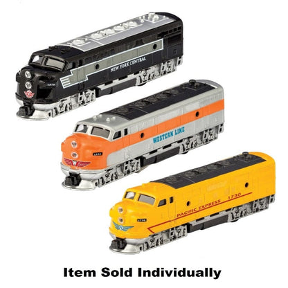 Schylling Pullback Vehicles Die Cast Locomotive Pullback (Assorted Styles)