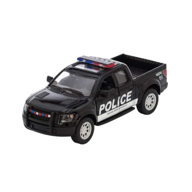 Schylling Pullback Vehicles Die Cast Police & Fire Rescue Raptor Trucks Pullback (Assorted Styles)