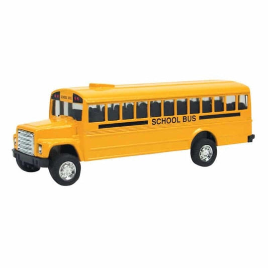 Schylling Pullback Vehicles Die Cast School Bus Pullback