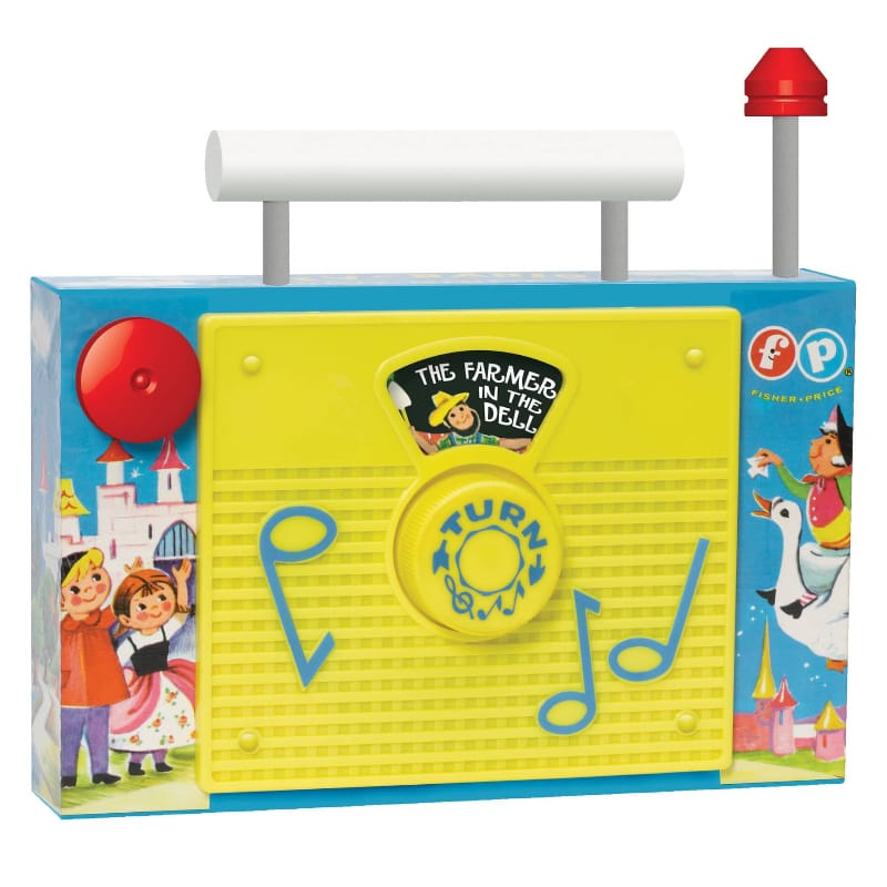 Schylling Retro Toys Fisher-Price TV Radio