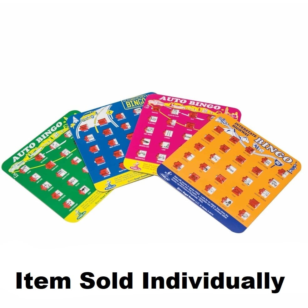 Schylling Travel Games Travel Bingo (Assorted Colors)