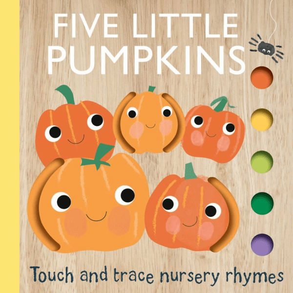 Simon and Schuster Board Books Default Touch and Trace Nursery Rhymes: Five Little Pumpkins (Board Book)