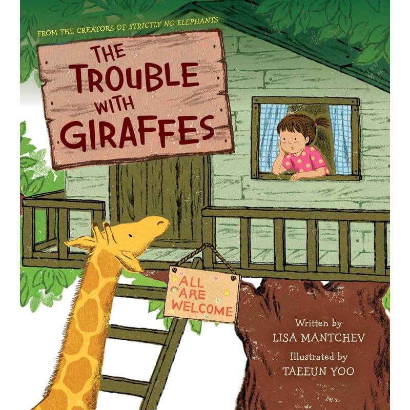 Simon and Schuster Hardcover Books The Trouble with Giraffes