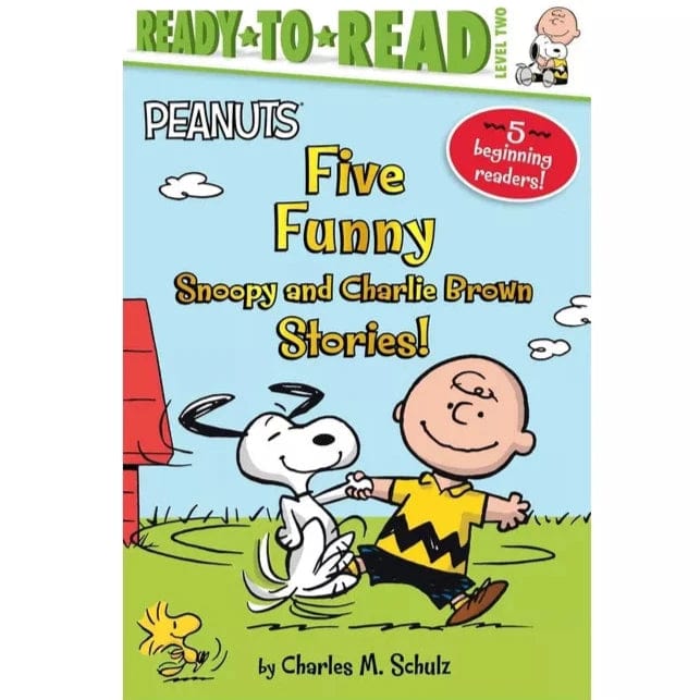 Simon Spotlight I Can Read Level 2 Books Default Peanuts: Five Funny Snoopy and Charlie Brown Stories! (Ready to Read Level 2)