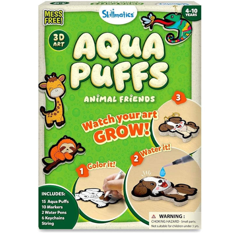 Skillmatics Art & Craft Activity Kits Aqua Puffs - Animals