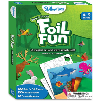 Skillmatics Art & Craft Activity Kits Default Foil Fun - World of Animals