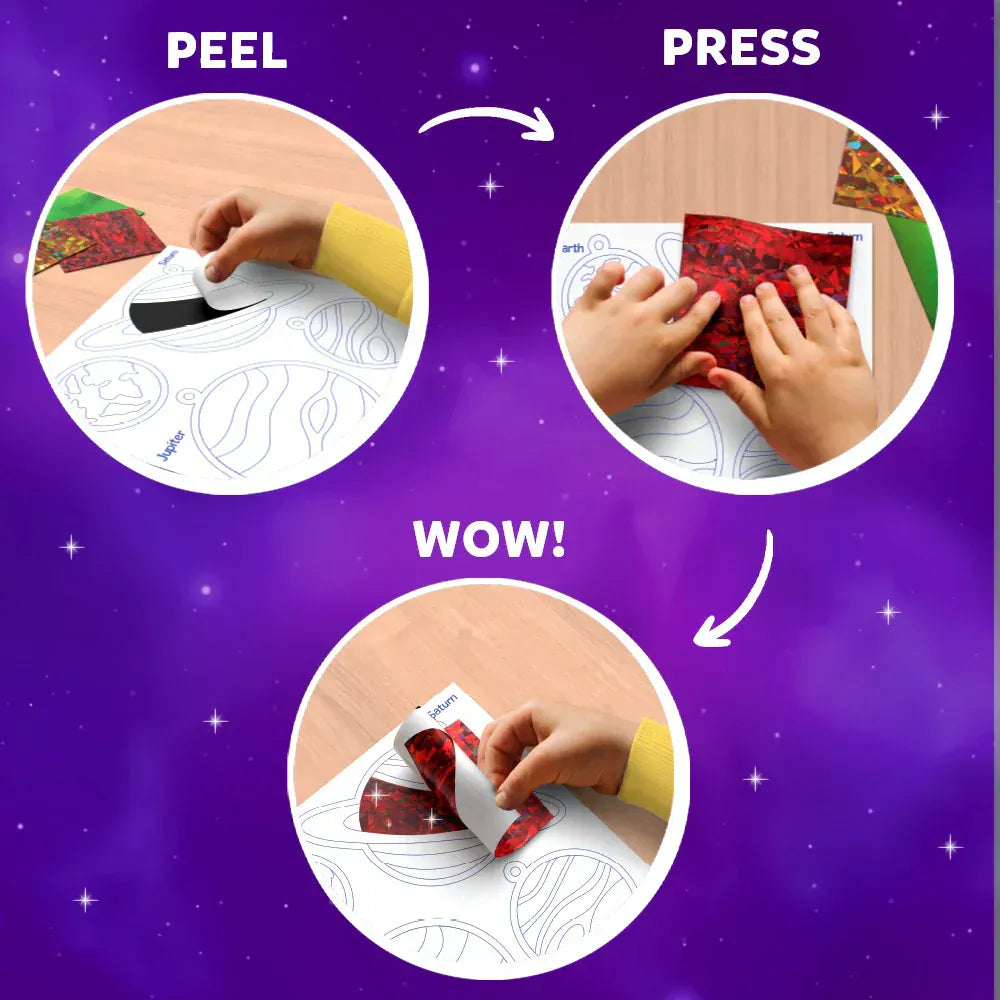 Skillmatics Art & Craft Activity Kits Foil Fun - Solar System