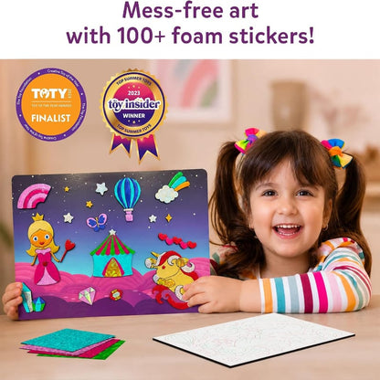 Skillmatics Art & Craft Activity Kits Foil Fun - Unicorns & Princesses