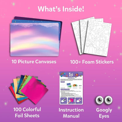 Skillmatics Art & Craft Activity Kits Foil Fun - Unicorns & Princesses