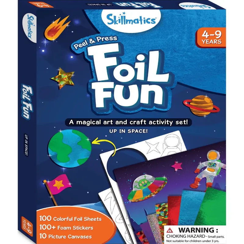 Skillmatics Art & Craft Activity Kits Foil Fun - Up in Space