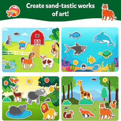 Skillmatics Art & Craft Activity Kits Sandtastic Art Animals